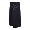 Black Nappa Leather Skirt