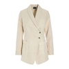 Asymmetric Ivory Jacket Inaka Model