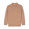 Cashmere Blend Ribbed Knit Sweater