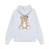 Clear Blue Hoodie with Print