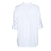White Cotton Shirt with Button Closure