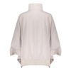 Waterproof Cape Coat with Knit Inserts