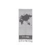 Luxurious Grey Wool Cashmere Blend Scarf
