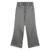 Wide Leg Linen Trousers with Slit