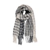 Grey Checkered Scarf for Fall/Winter