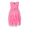 Tulle Mini Dress with Heart Neckline