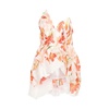 Floral Print Strapless Dress