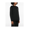 Black Cotton Blend Logo Sweatshirt