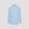 Blue Linen Shirt Elegant Style