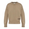 Sweater with embroidered logo