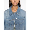 Clear Blue Buttoned Coat