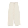 Beige Drawstring Trousers with Pockets