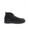 Blue Suede Ankle Boots Stylish