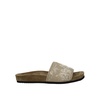 Leather Flats with Bead Embellishment