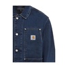 Blue Buttoned Front Patch Pocket Jacket