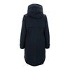 Long Hooded Down Jacket with Zipper