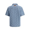 Geometric Pattern Denim Shirt