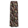 High-rise printed trousers with drawstring waist