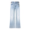 Gold Chain Bootcut Jeans