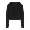 Logo Embroidered Knitted Hoodie