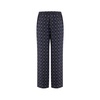 Pyjama Print Leather Trousers