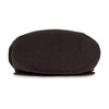 Flat cap with logo patch