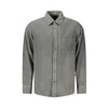 Velvet Long-Sleeve Shirt with Embroidery