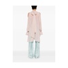 Pink Bow Sweater with Draped Design