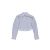 Blue Jacquard Shirt Cotton