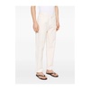 White Classic Jeans with Button Fastening