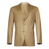 Beige Textured Blazer for Men