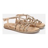 Beige Sandals Sophisticated Comfortable Footbed