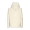 Off White Sherpa Hoodie with Pockets