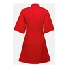Red Wool Shirt Dress Spring-Summer 2025