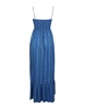 Blue Cotton Dress Made in China