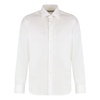 Cotton Shirt Regular Fit Rounded Hem