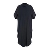 Black Kaftan Dress with Kimono Sleeves