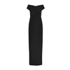Black Dress with Exposed Shoulders