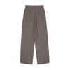 Blue Wool Blend Wide-Leg Trousers