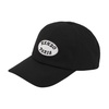 Embroidered Black Logo Cap