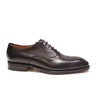 Classic Black Box Calf Shoe with Toe Stitching
