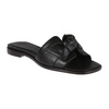 Black Square Flat Sandals
