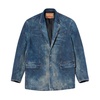 Denim Jacket Blue Button Fastening Pockets