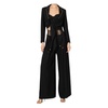 Black Long Sleeve Jacket with Front Knot