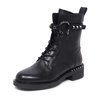 Anfibio Floyd Black Studded Wo Boots