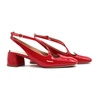 Red Vernice Sling Back Love