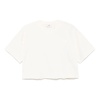 White Crew Neck Logo Patch T-shirt