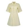 Pastel Yellow Wool Shirt Dress