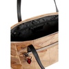 Geo Classic Shopping Bag with Apple Charm