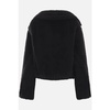 Black Teddy Cropped Coat